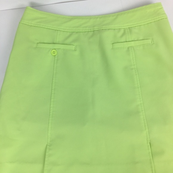 FAIRWAY & GREENE Golf/Tennis Skort/Skirt in Lime Green - Picture 13 of 15
